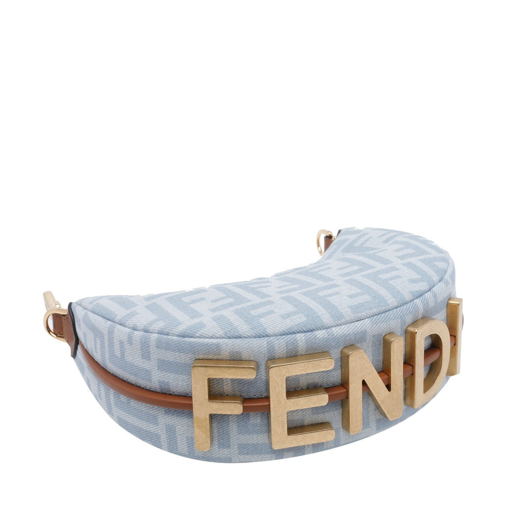 Fendi Women Mini Fendigraphy Hobo Bag