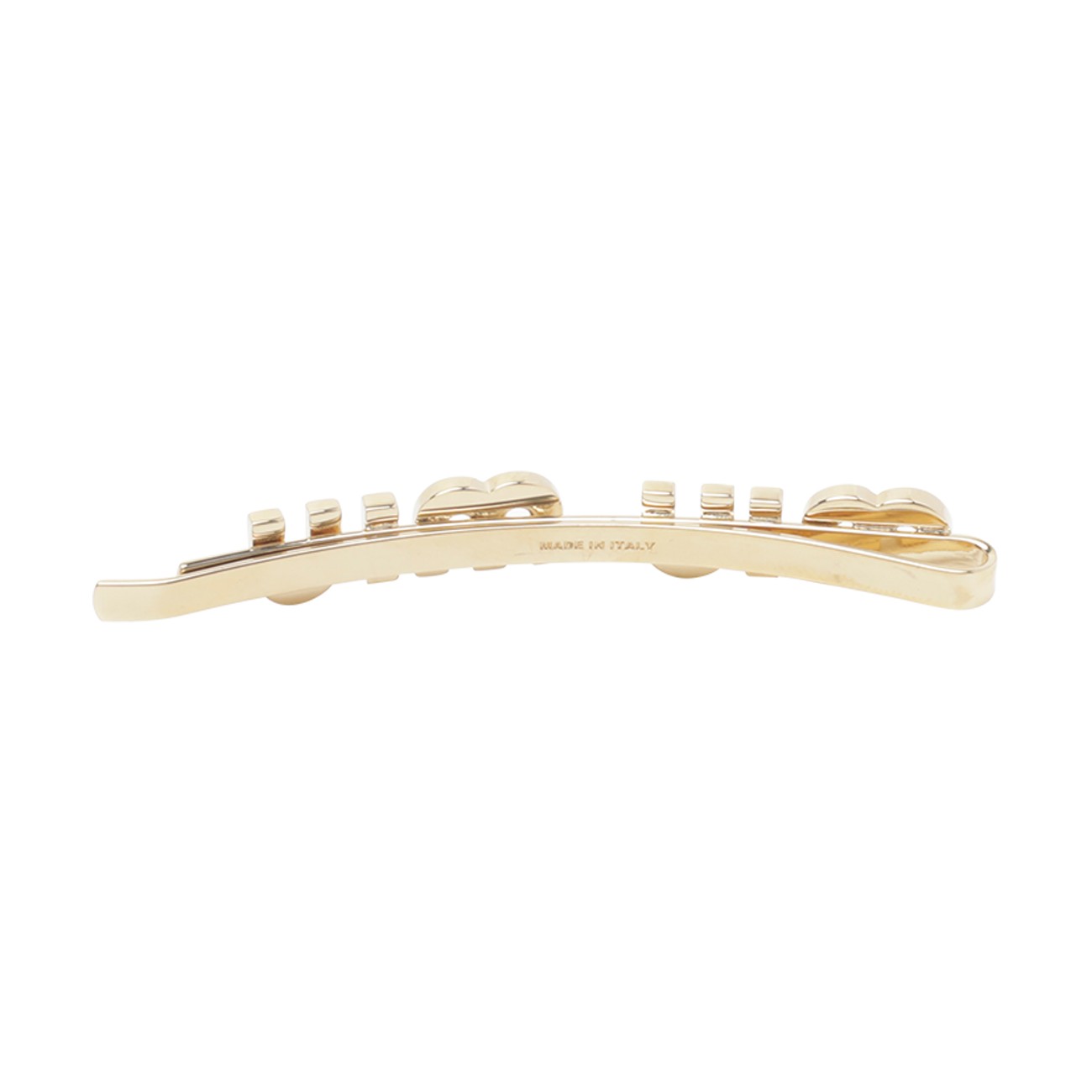 Miu Miu Women Miu Miu Logo Enameled Metal Hair Clip