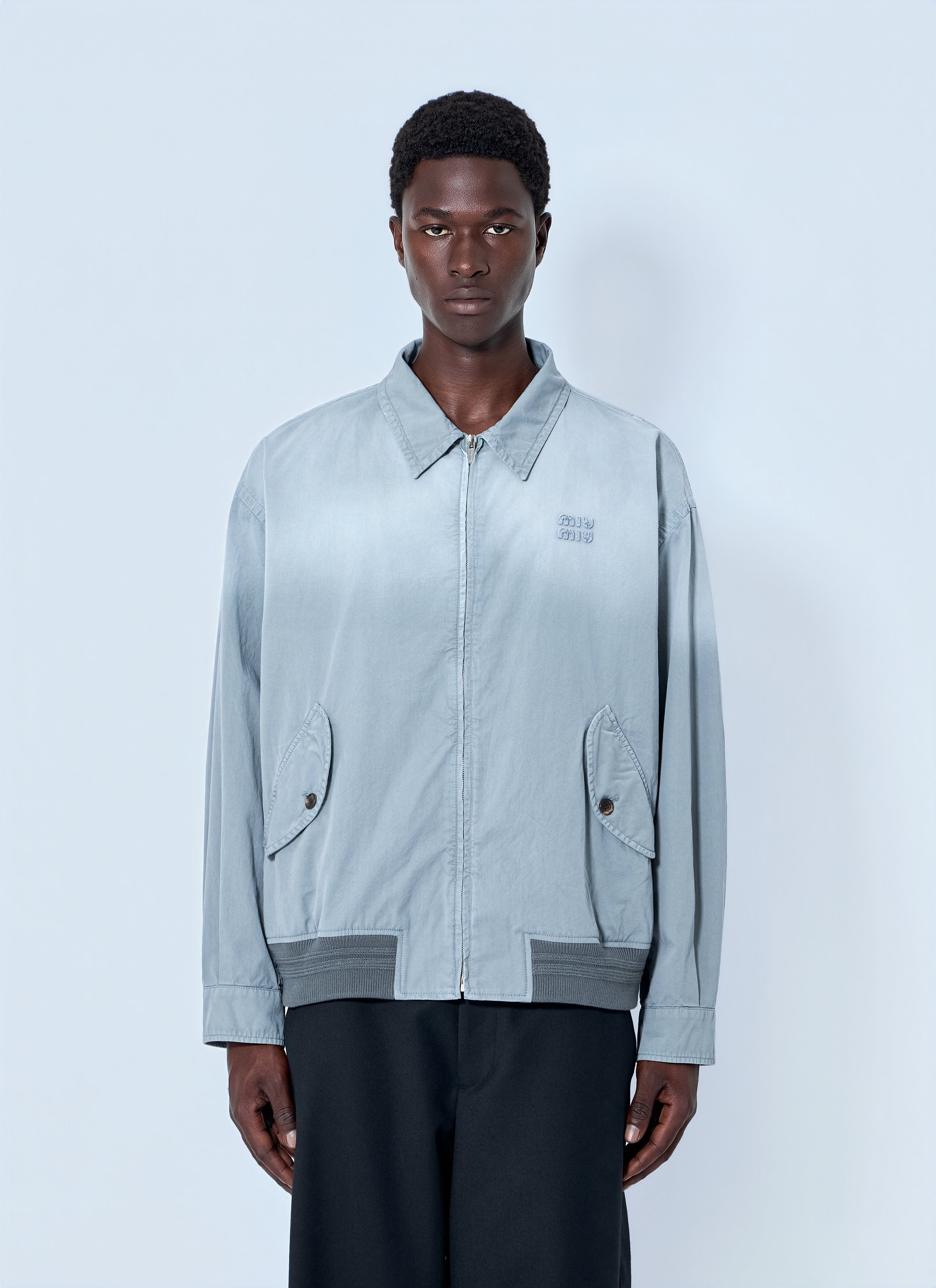 Miu Miu Men Old Twill Blouson Jacket