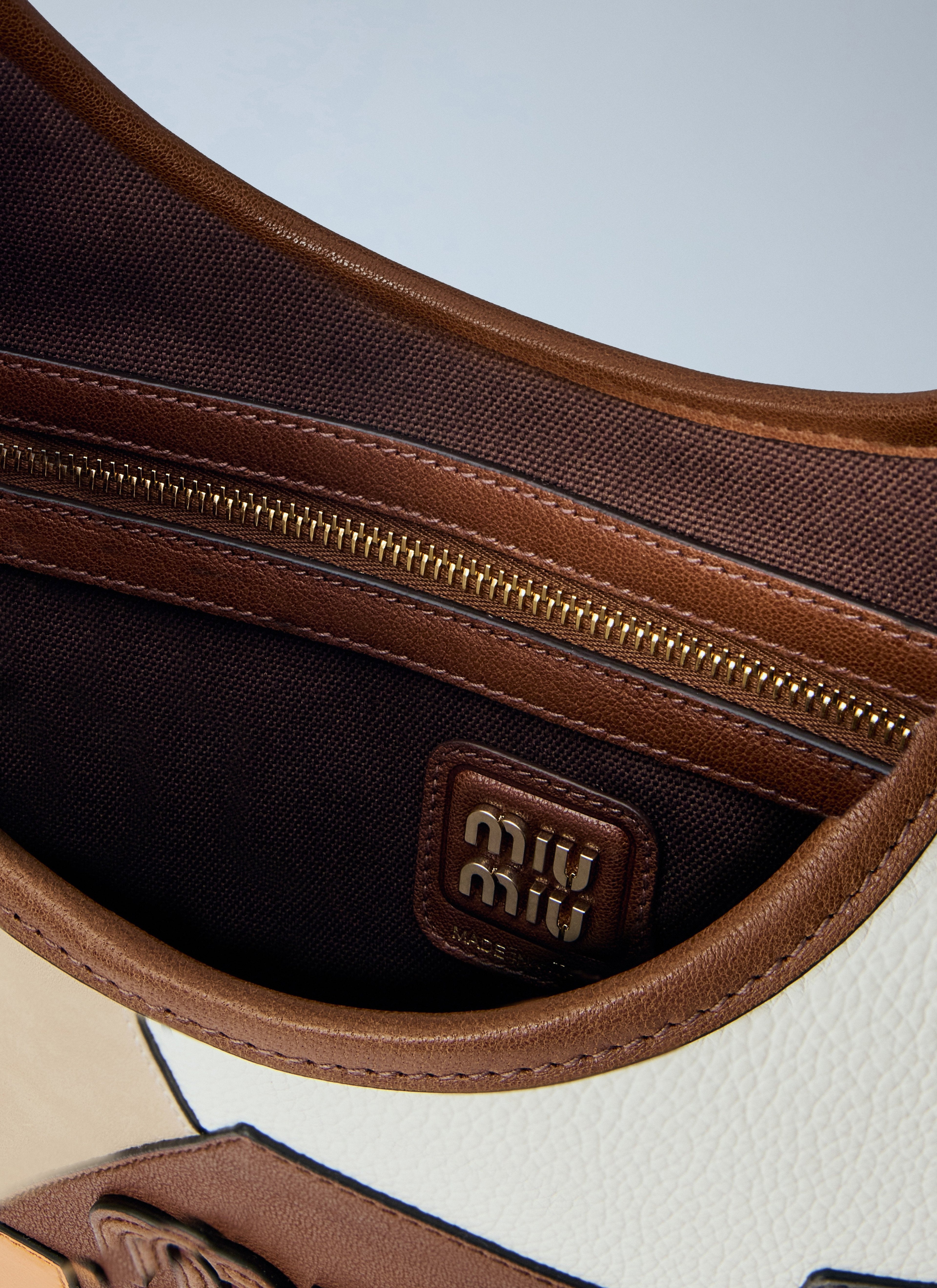 Miu Miu Women Ivy Leather Shoulder Bag