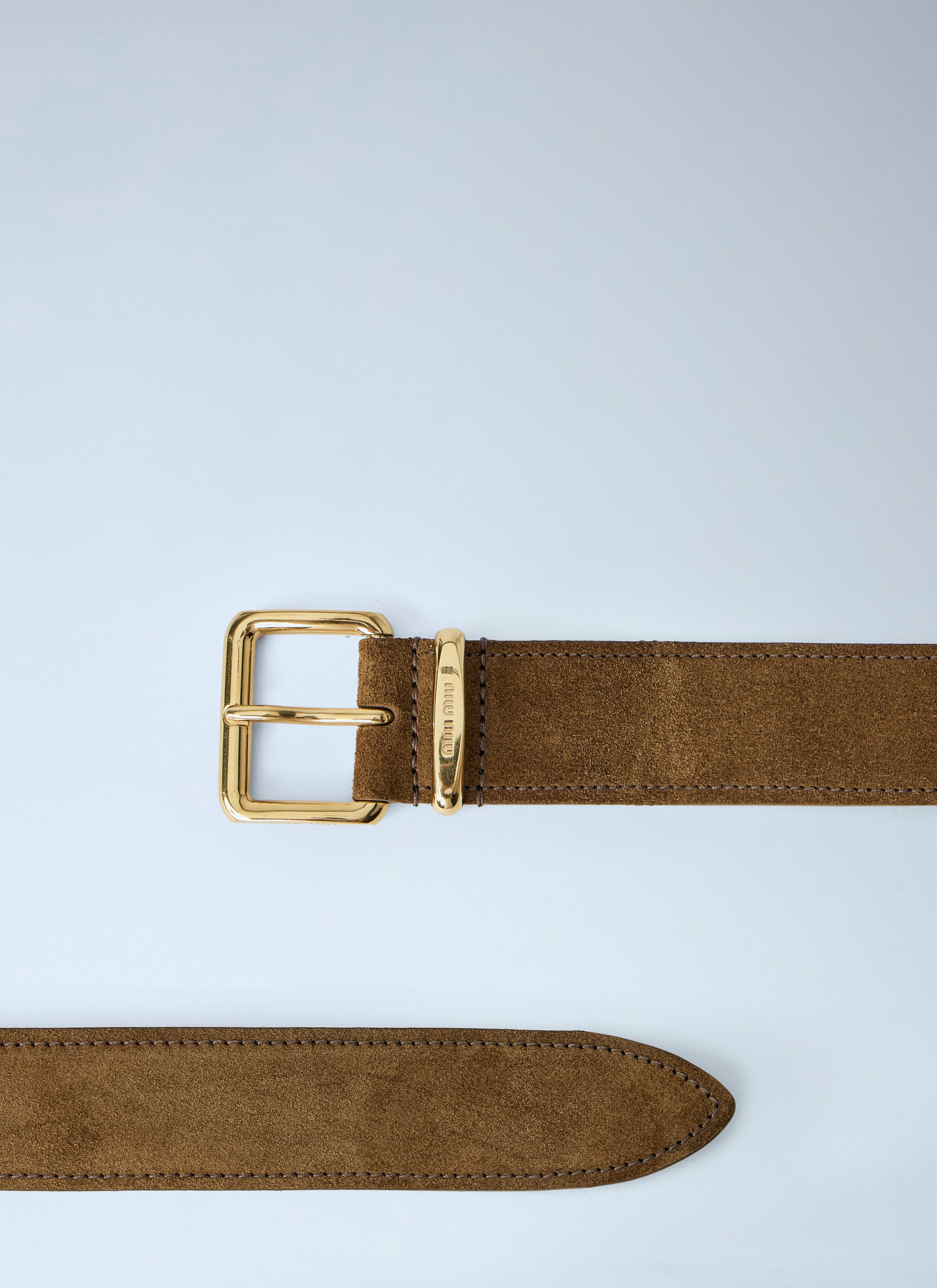 Miu Miu Women Suede Belt