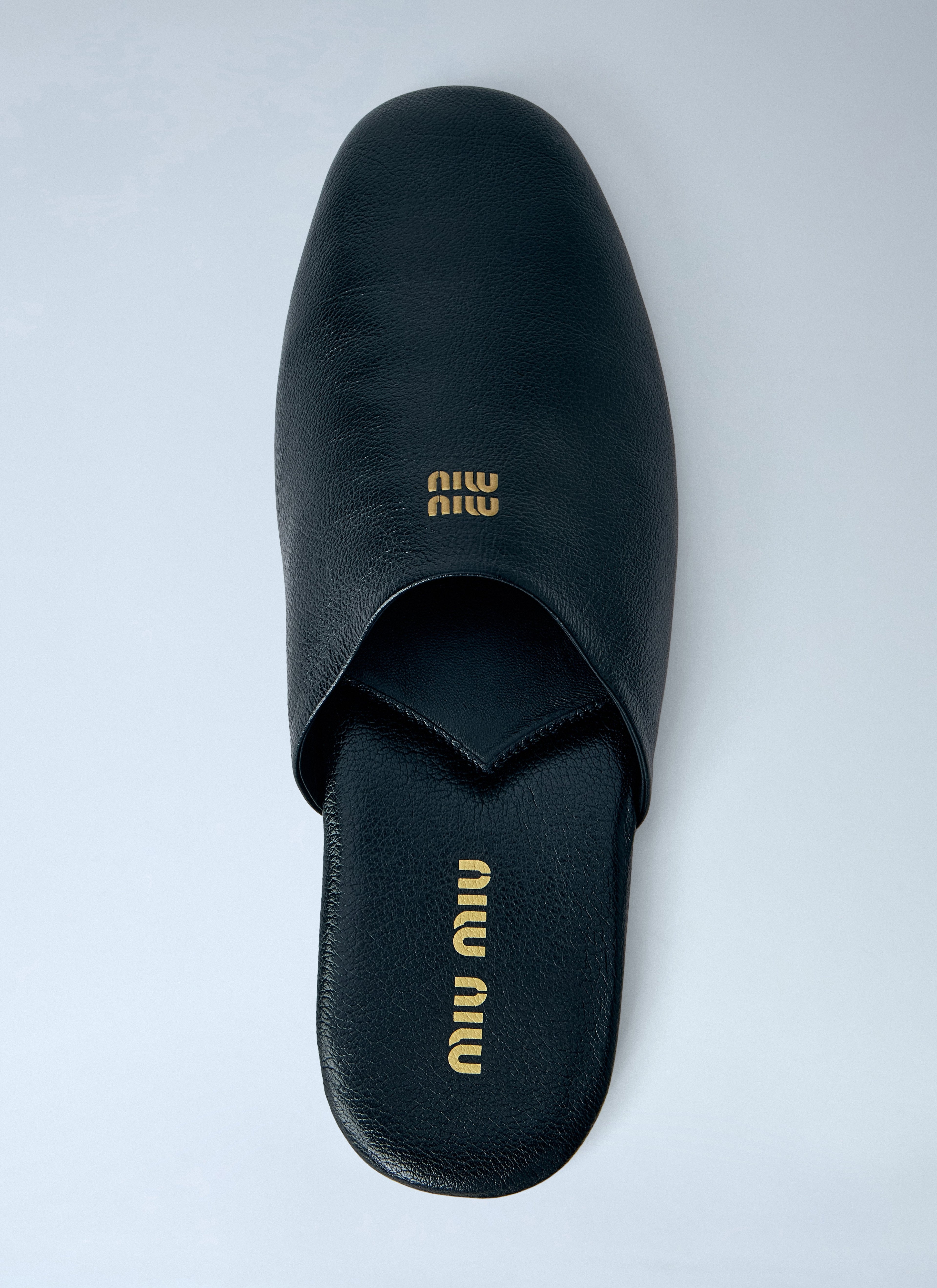 Miu Miu Women Leather Slippers