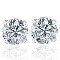 .33Ct Round Brilliant Cut Natural Quality VS2-SI1 Diamond Stud Earrings in 14K Gold Classic Setting