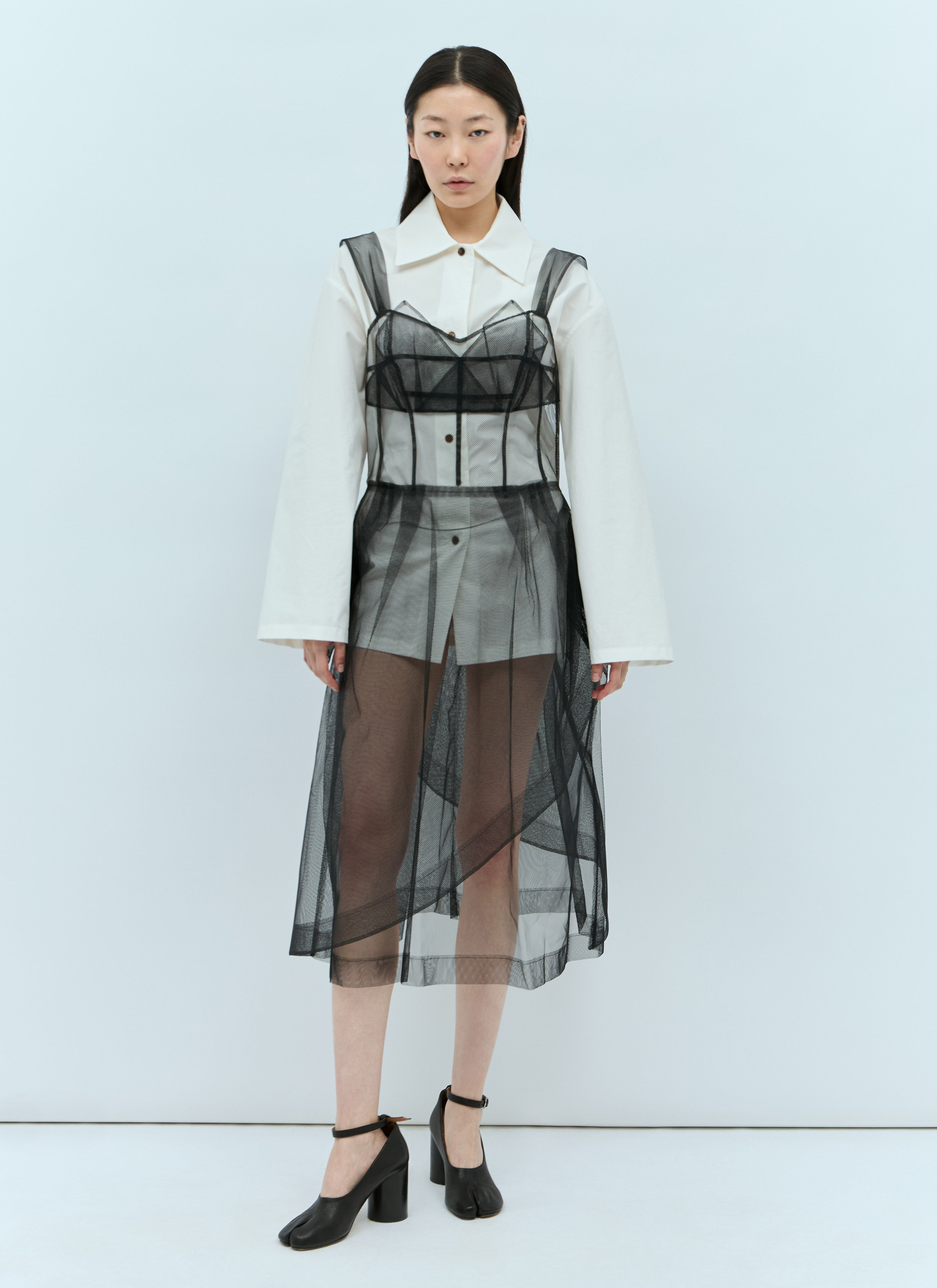 Maison Margiela Women Tulle Midi Dress
