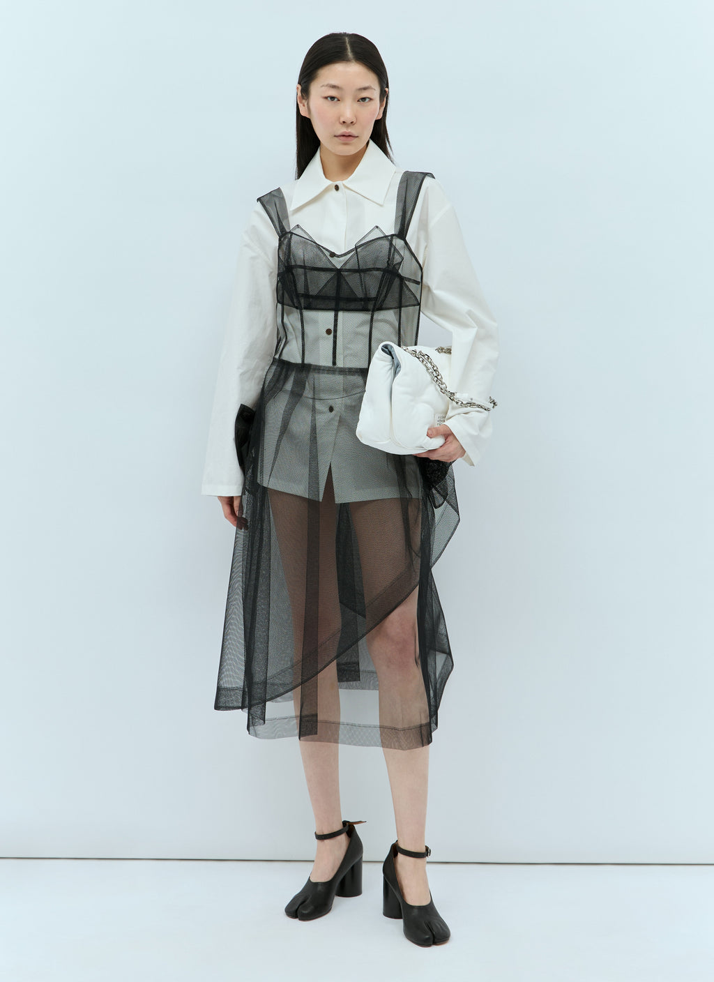 Maison Margiela Women Tulle Midi Dress
