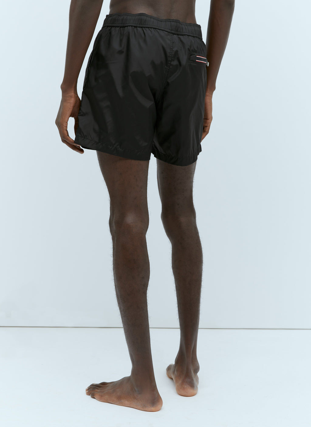 Moncler Men Logo Patch Swim Shorts