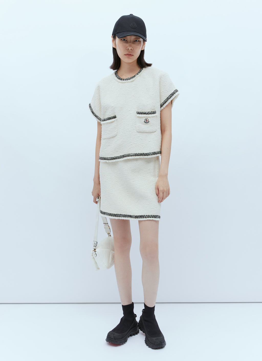 Moncler Women Tweed Mini Skirt