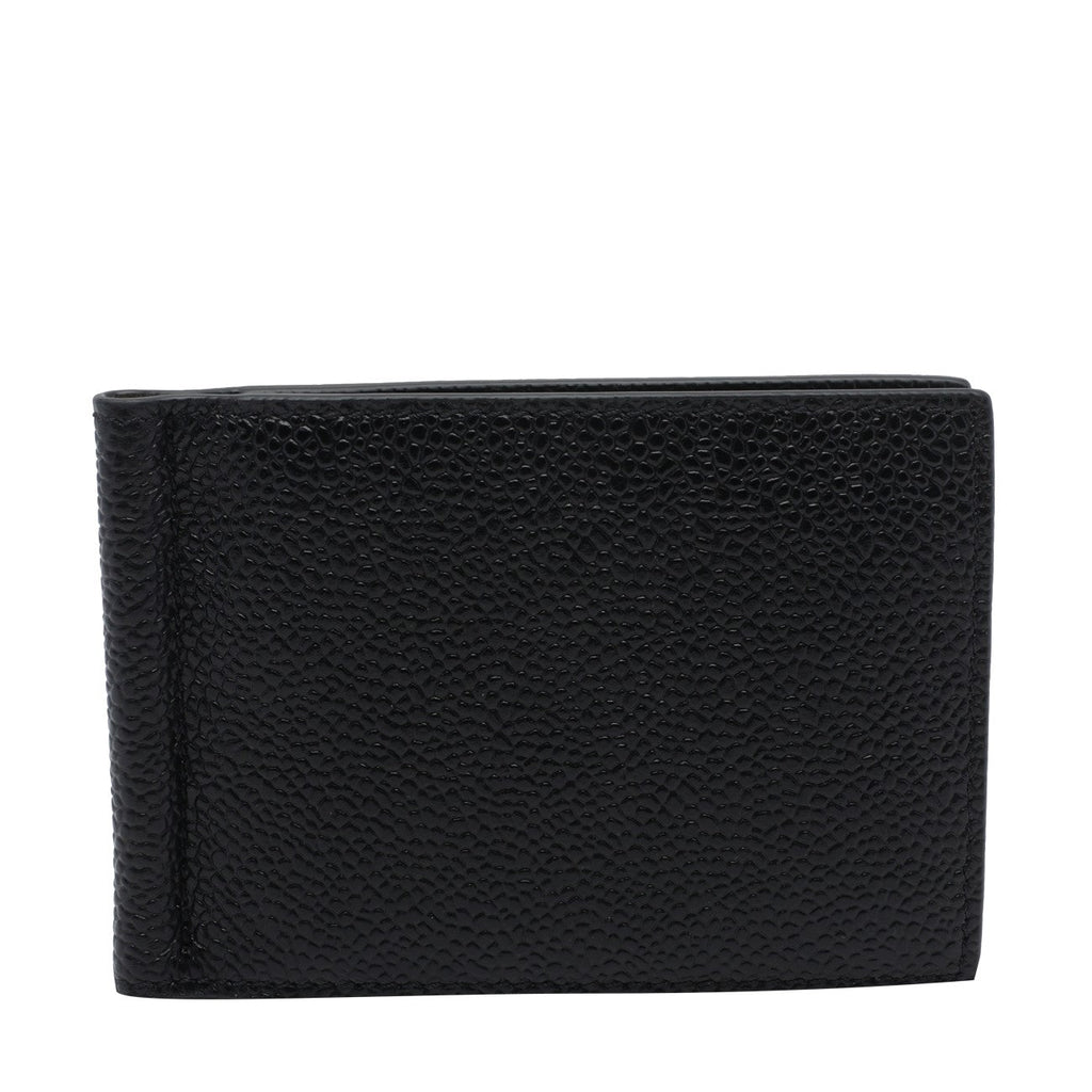 Thom Browne Men Money Clip Wallet With Inner Logo