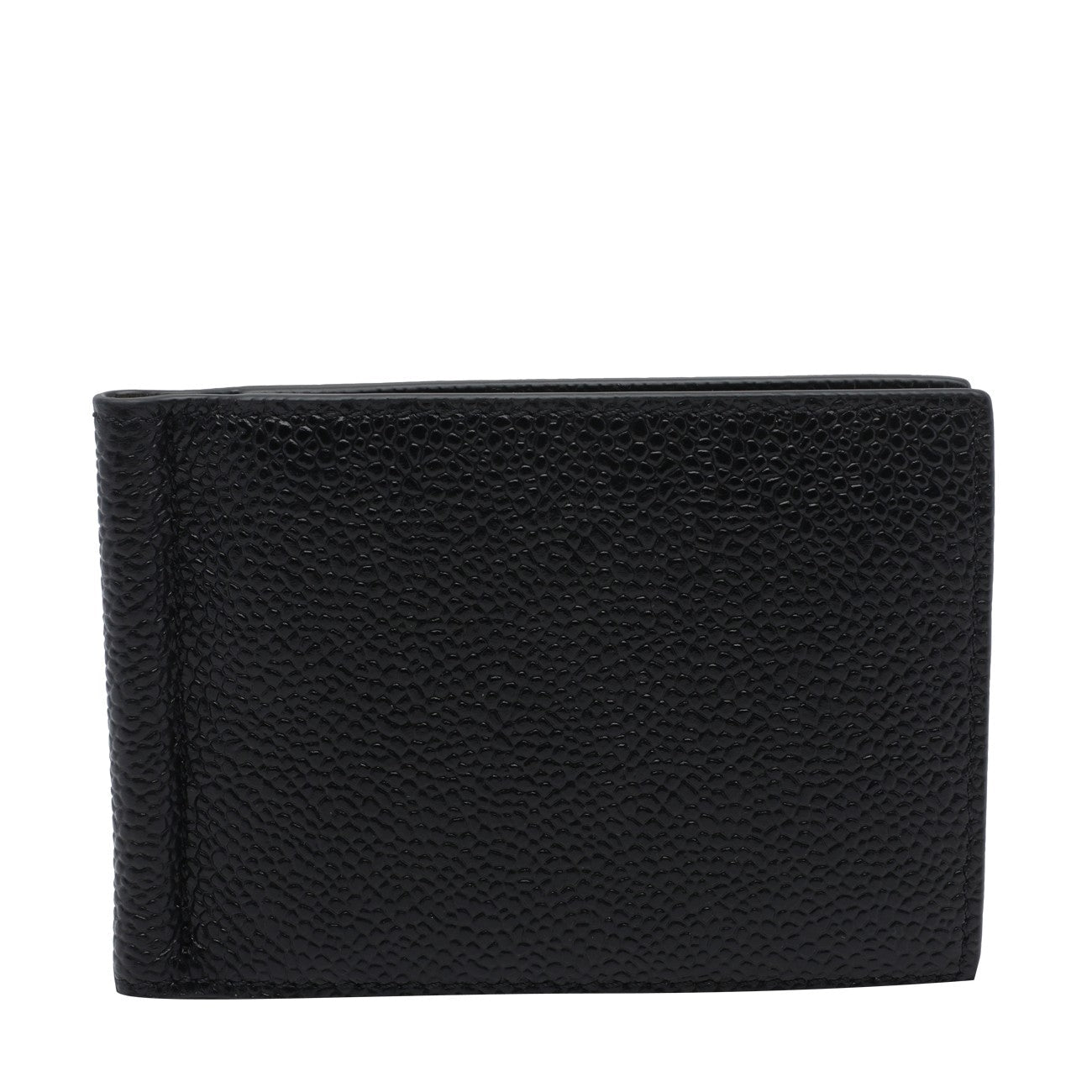Thom Browne Men Money Clip Wallet With Inner Logo