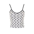 Marine Serre Women Moon Printed Jersey Straps Top