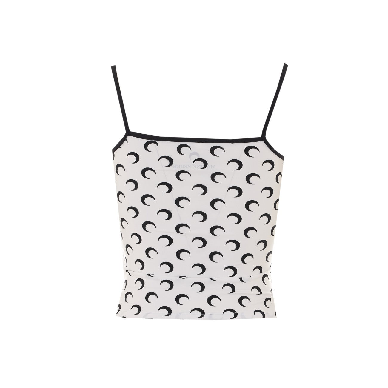 Marine Serre Women Moon Printed Jersey Straps Top