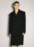 Martine Rose Men Double-Breasted Shirt Overcoat