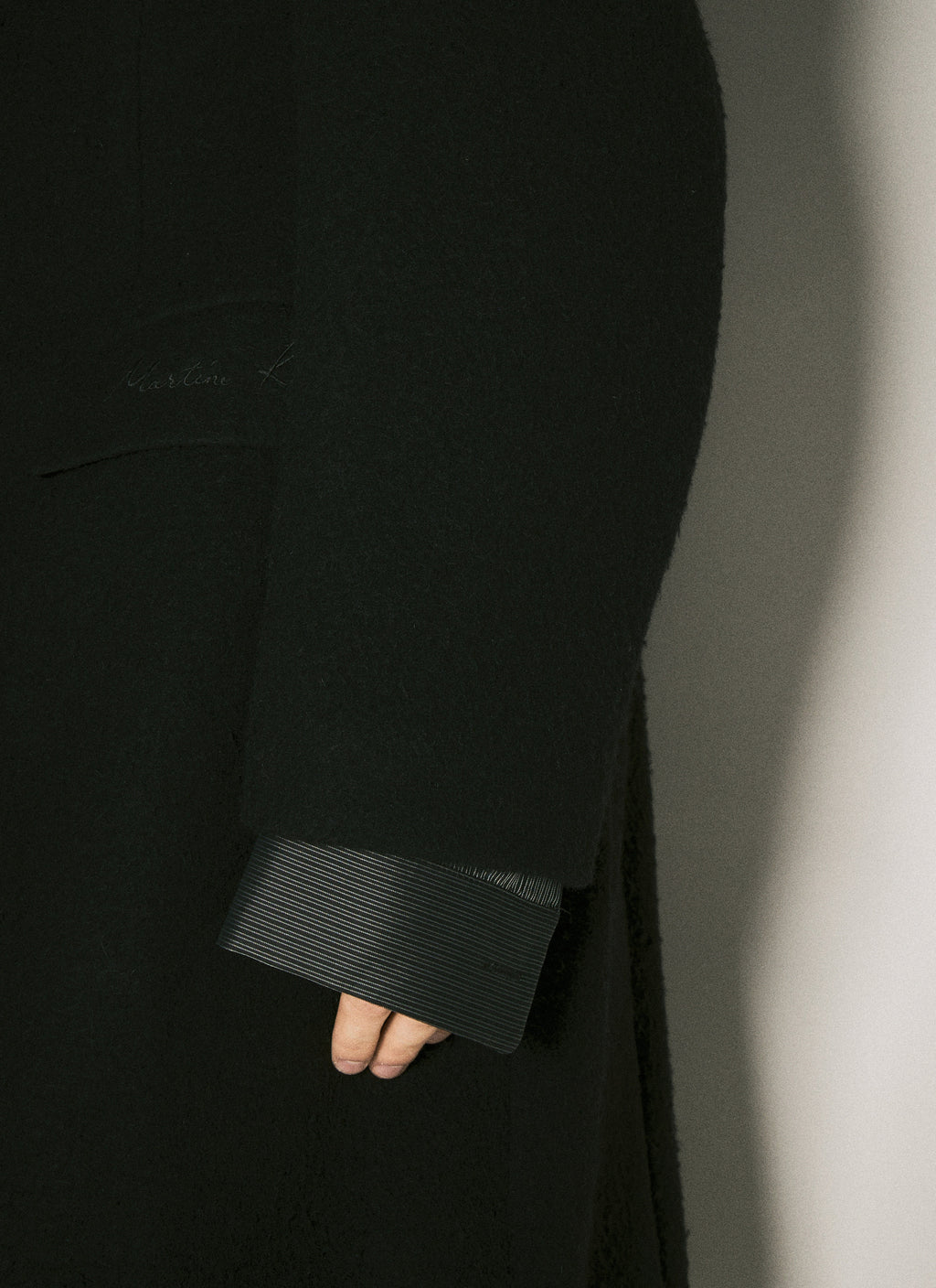 Martine Rose Men Double-Breasted Shirt Overcoat