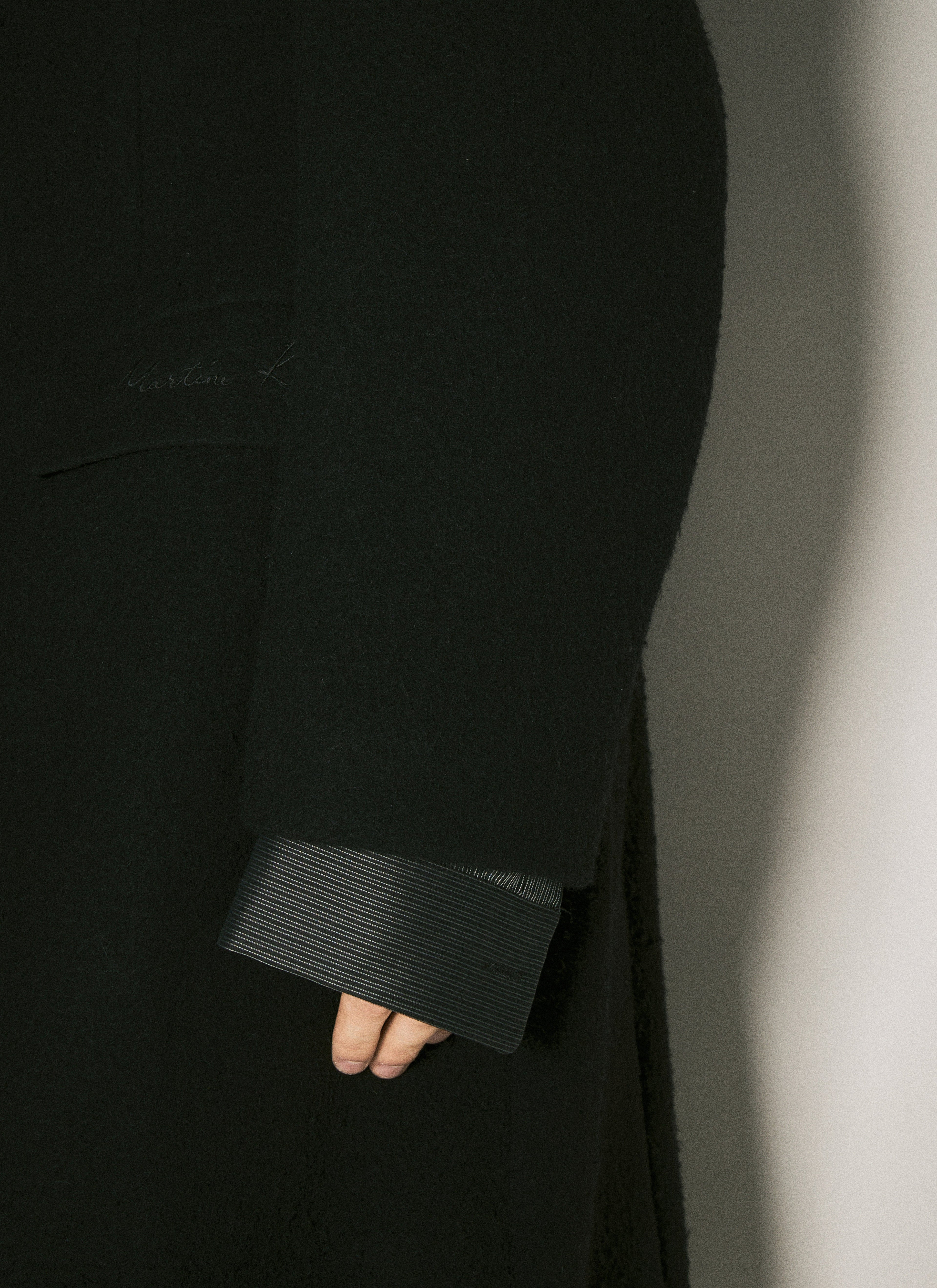 Martine Rose Men Double-Breasted Shirt Overcoat