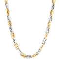 Men's 14k Gold (101gram) or Platinum (186gram) 6.5mm Link Chain Necklace 24"