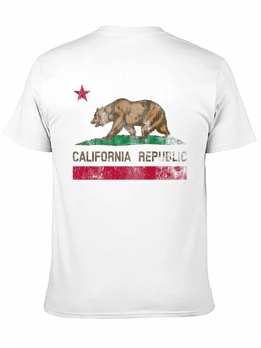 California Republic Bear Graphic Tee - Black