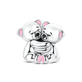 No Words Just Hugs Bear Charm