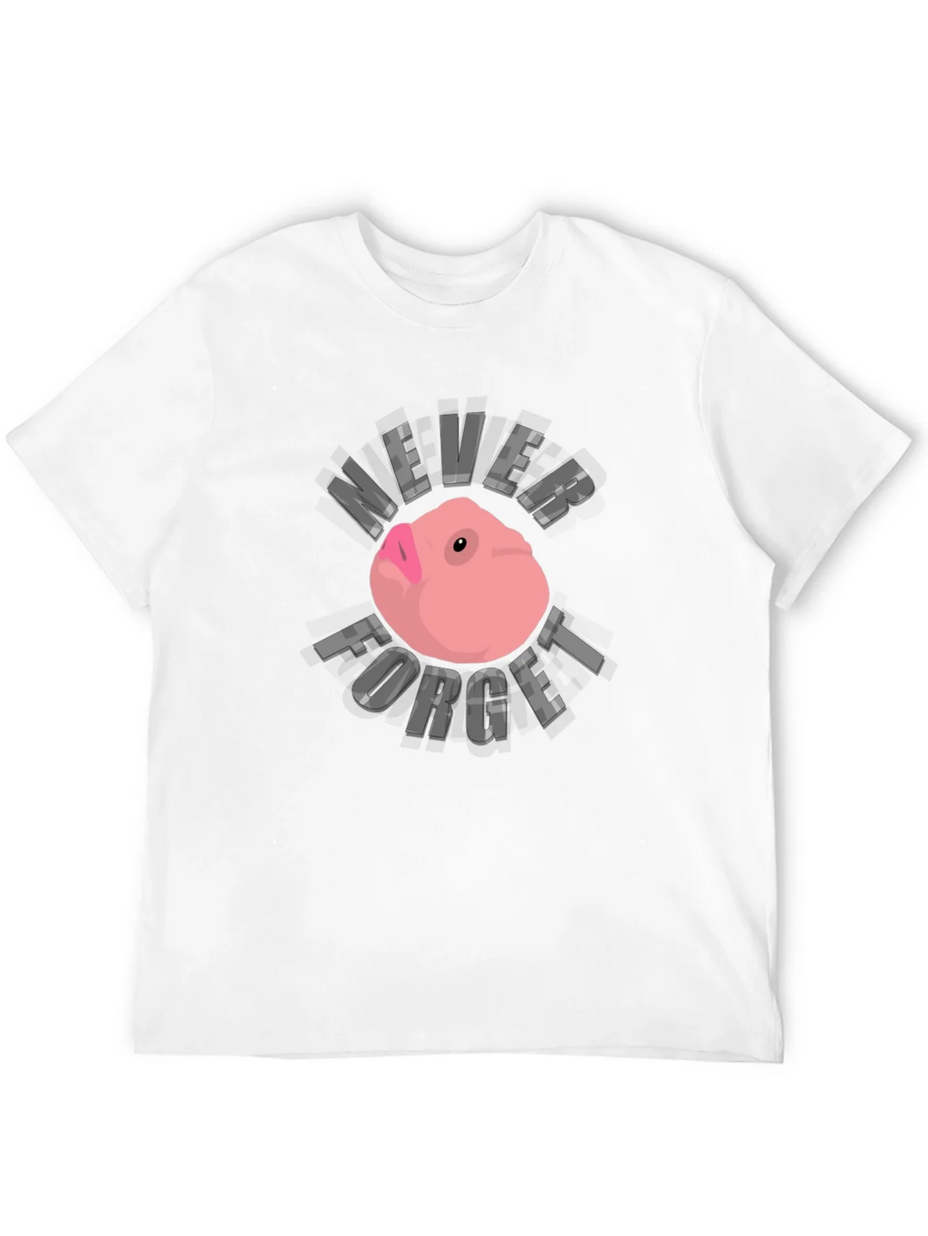 Never Forget Funny Guinea Pig Black T-Shirt