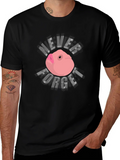 Never Forget Funny Guinea Pig Black T-Shirt
