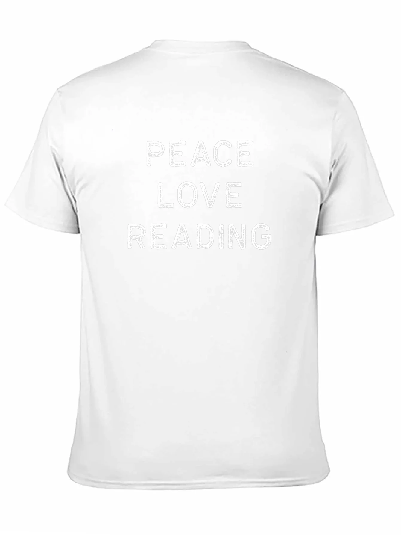 Peace Love Reading T-Shirt - Black