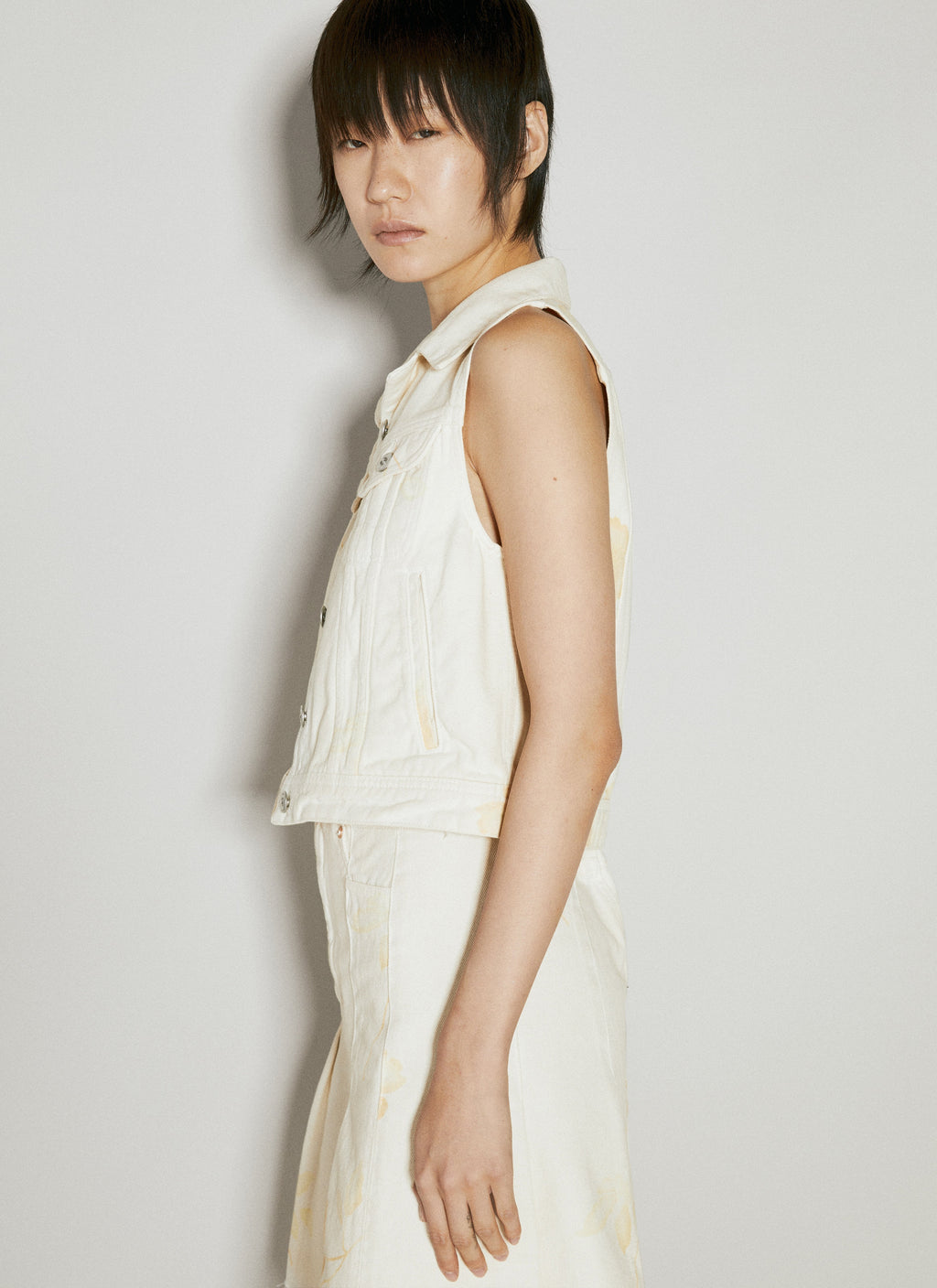 Our Legacy Women Mini Denim Vest