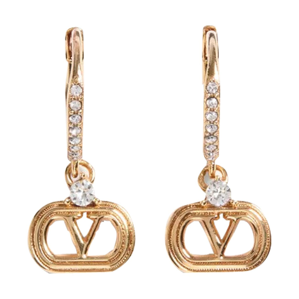 Valentino Garavani Women Ovalette Vlogo Signature Earrings