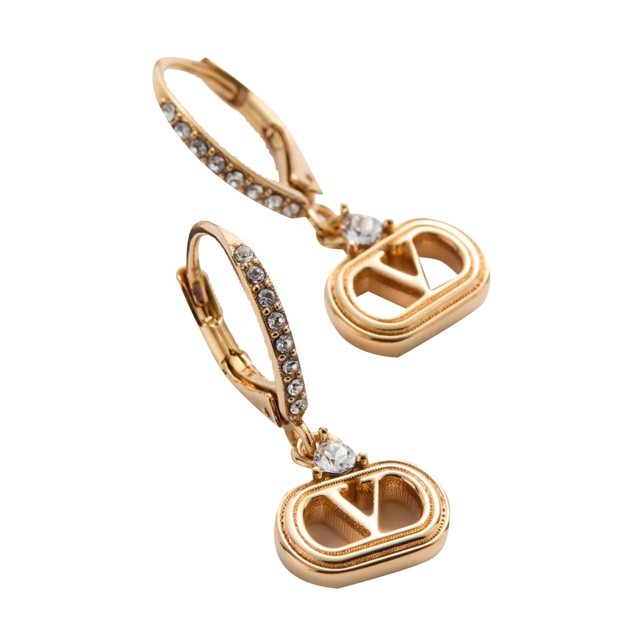 Valentino Garavani Women Ovalette Vlogo Signature Earrings