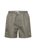 Brunello Cucinelli Men Khaki Nylon Swim Shorts