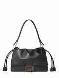 Fendi Women Black Medium Baguette Mamma Bag