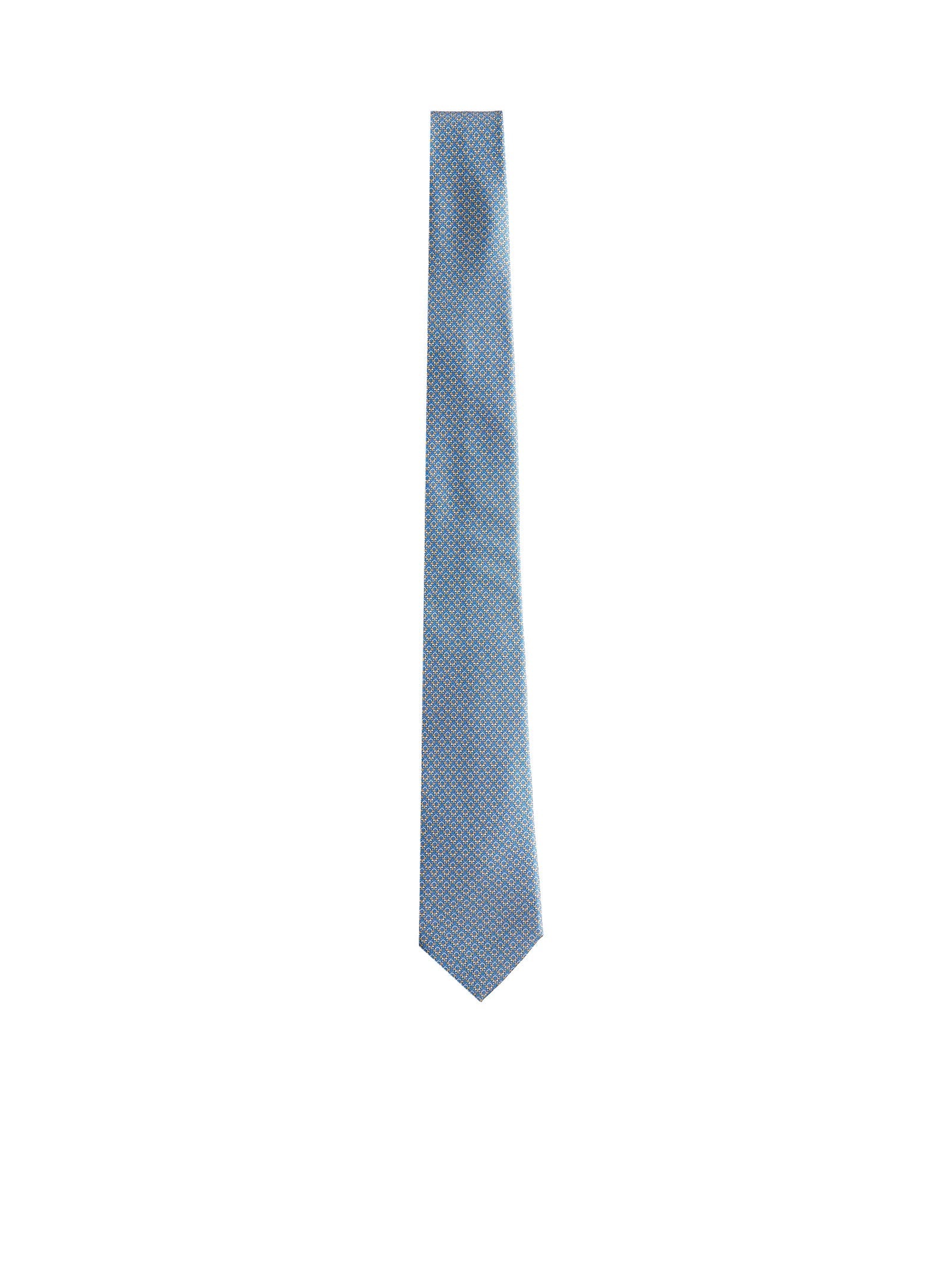 Ferragamo Men Brain Silk Tie
