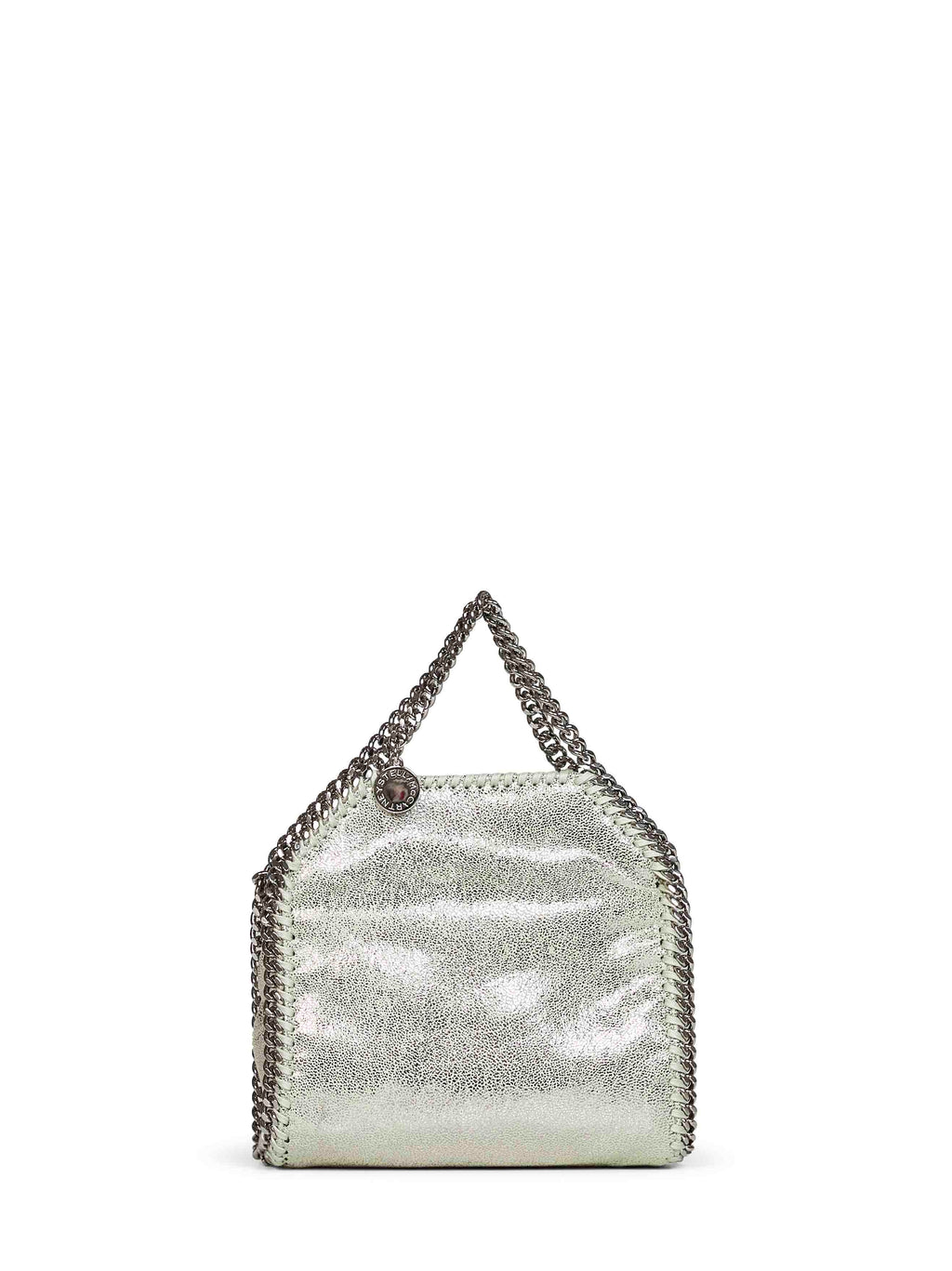 Stella Mccartney Women Light Lime Falabella Tiny Tote Bag