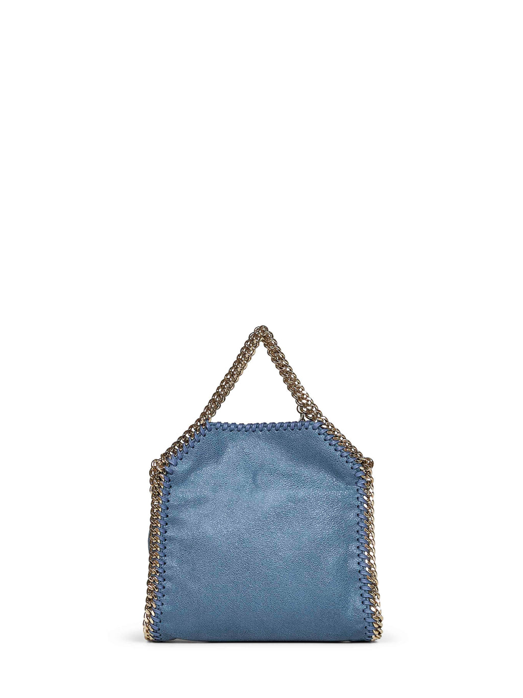 Stella Mccartney Women Feather Blue Falabella Tiny Tote Bag