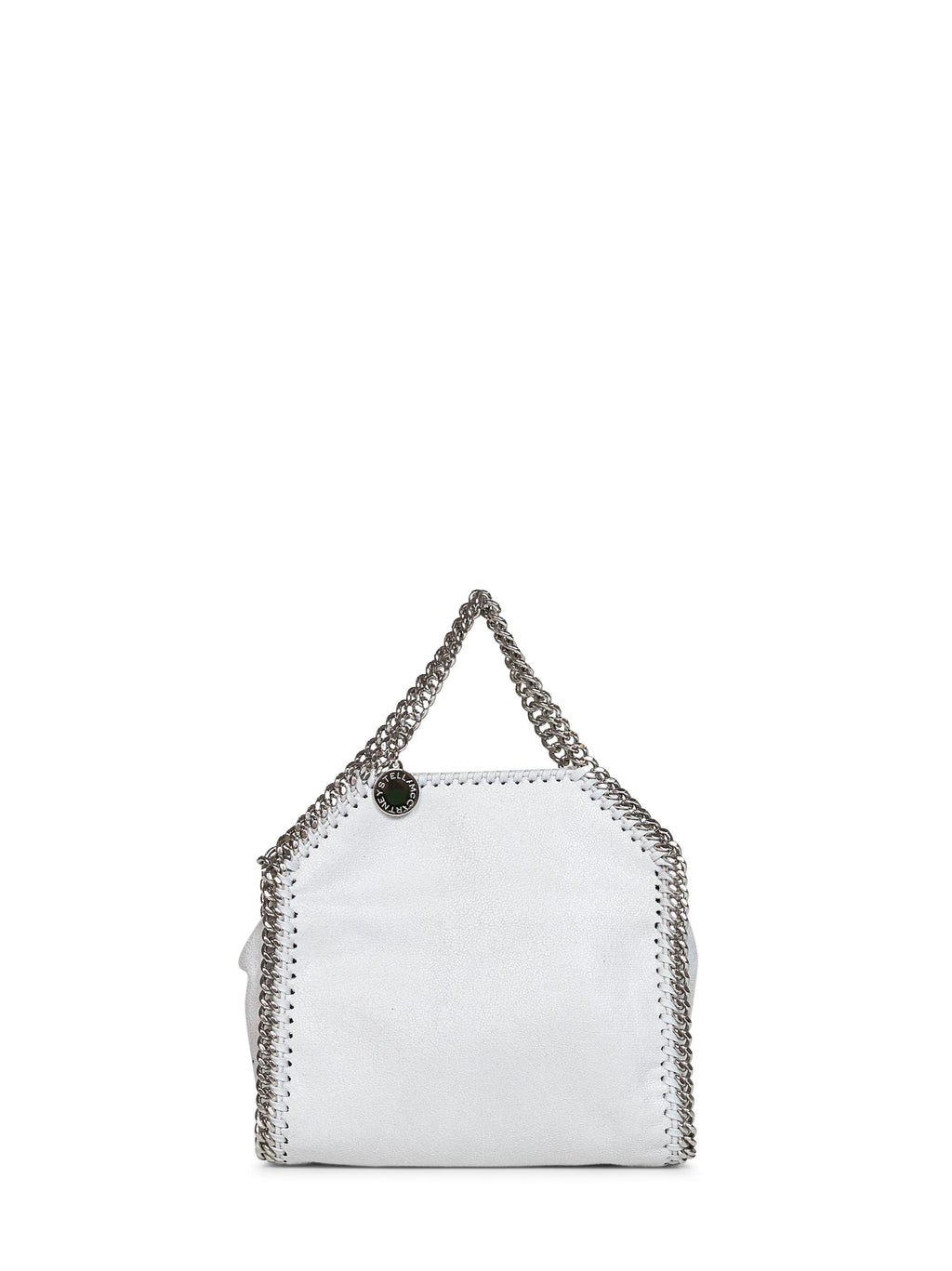 Stella Mccartney Women Pearl Grey Falabella Tiny Tote Bag