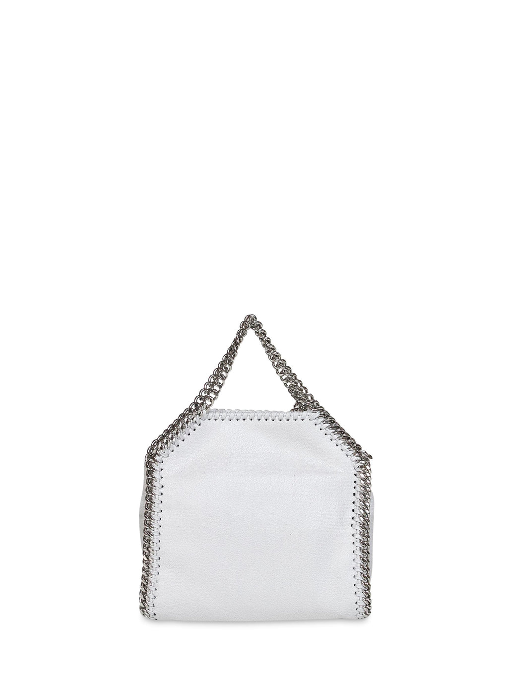 Stella Mccartney Women Pearl Grey Falabella Tiny Tote Bag