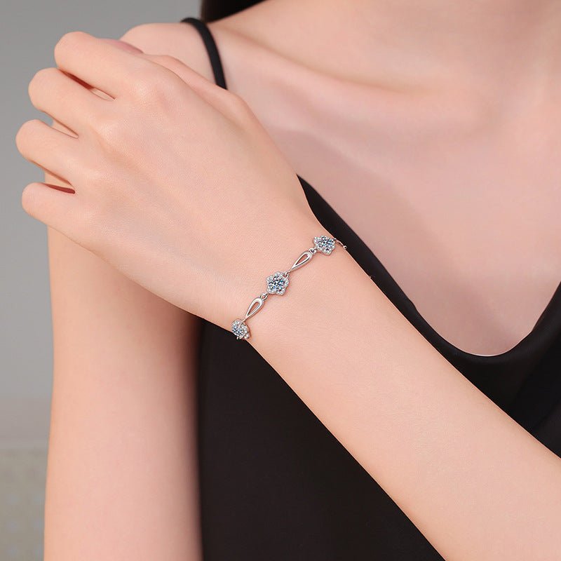 Pangama Blooming Grace Moissanite Bracelet