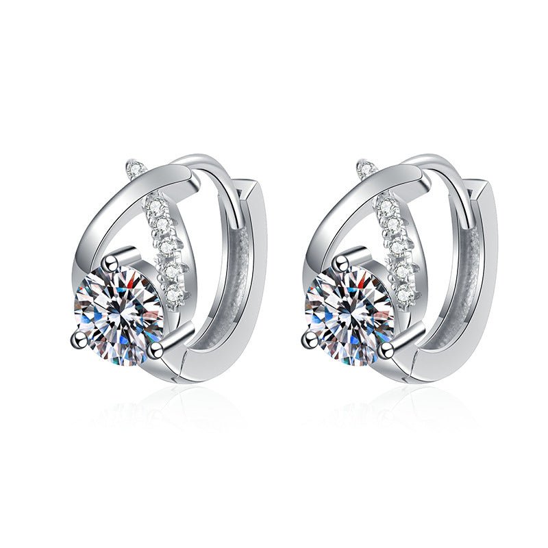 Pangama Celestial Loop Moissanite Earrings