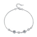 Pangama Eternal Hearts Moissanite Bracelet