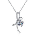 Pangama Graceful Ribbon Moissanite Necklace