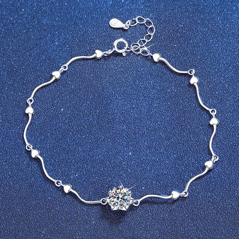 Pangama Heartline Moissanite Bracelet