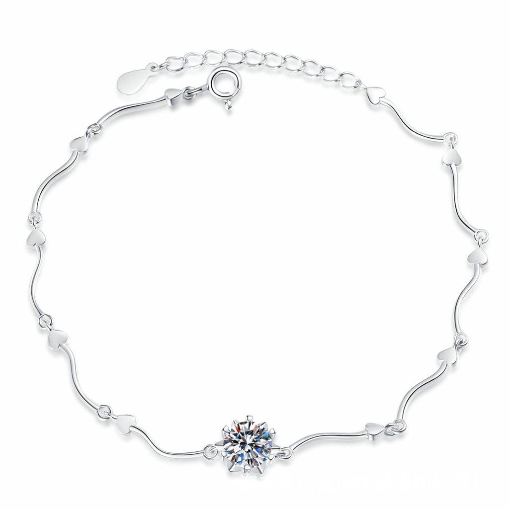 Pangama Heartline Moissanite Bracelet