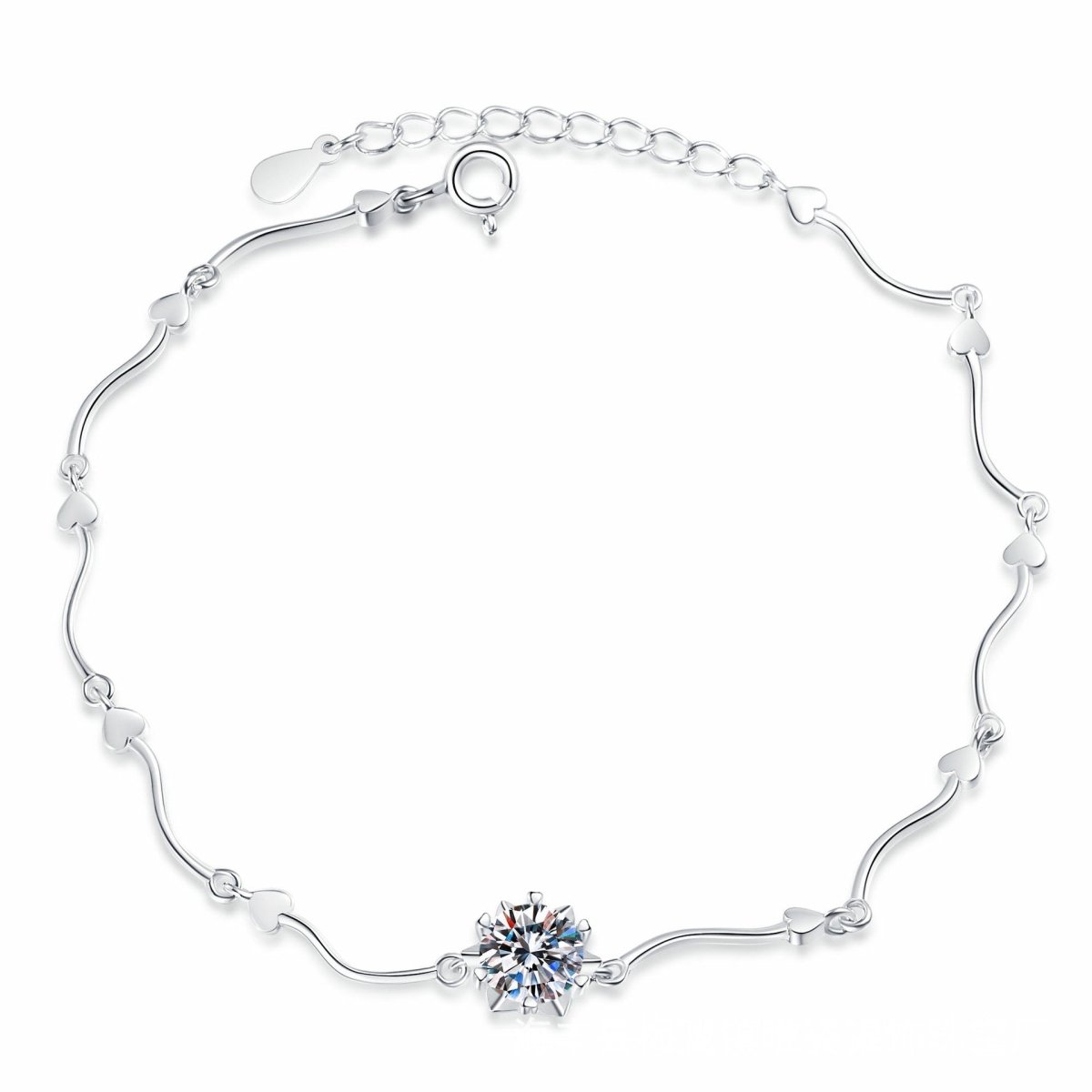 Pangama Heartline Moissanite Bracelet