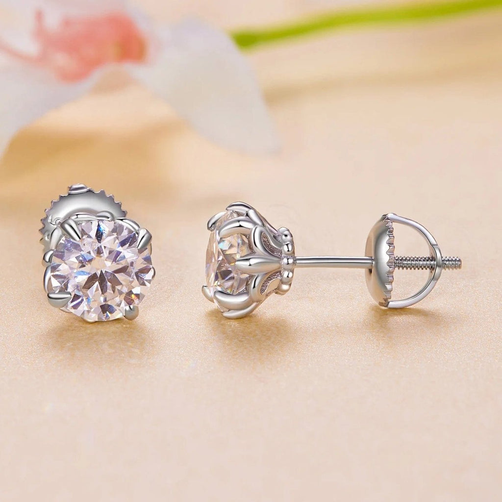 Pangama Moissanite Stud Earrings