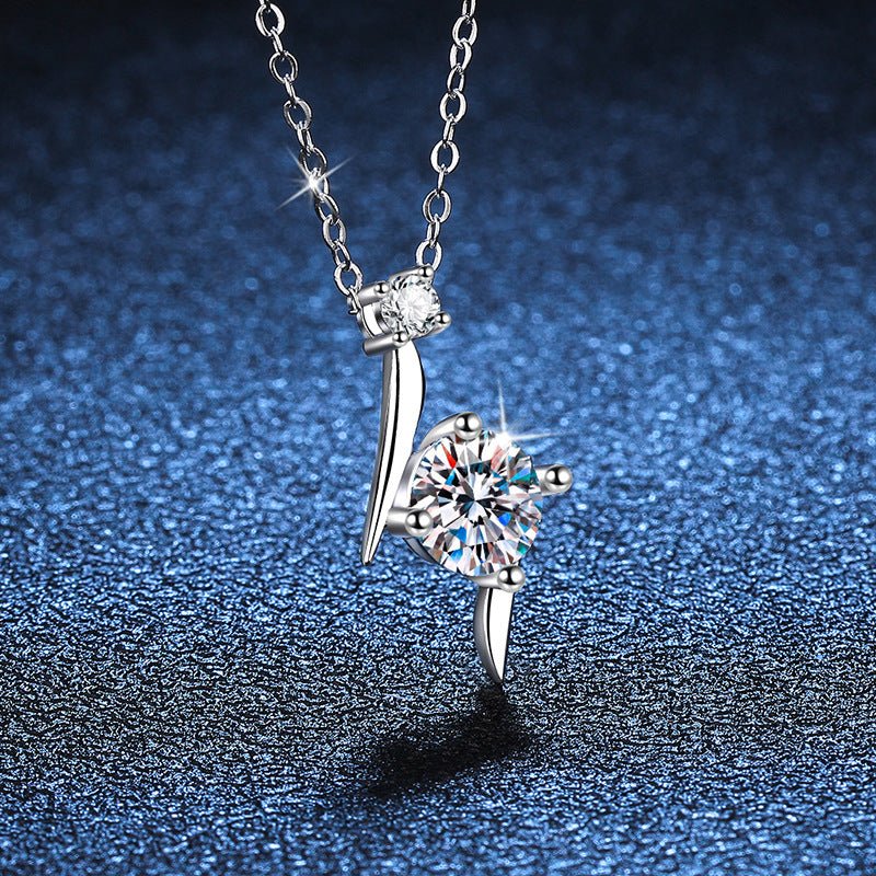 Pangama Radiant Spark Moissanite Necklace