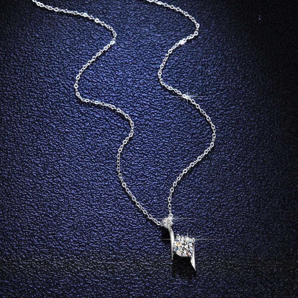 Pangama Radiant Spark Moissanite Necklace