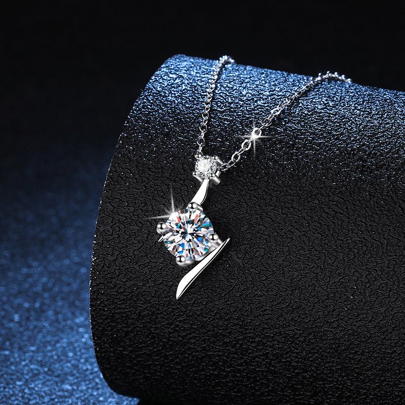 Pangama Radiant Spark Moissanite Necklace