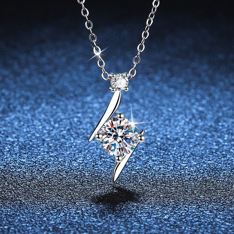 Pangama Radiant Spark Moissanite Necklace
