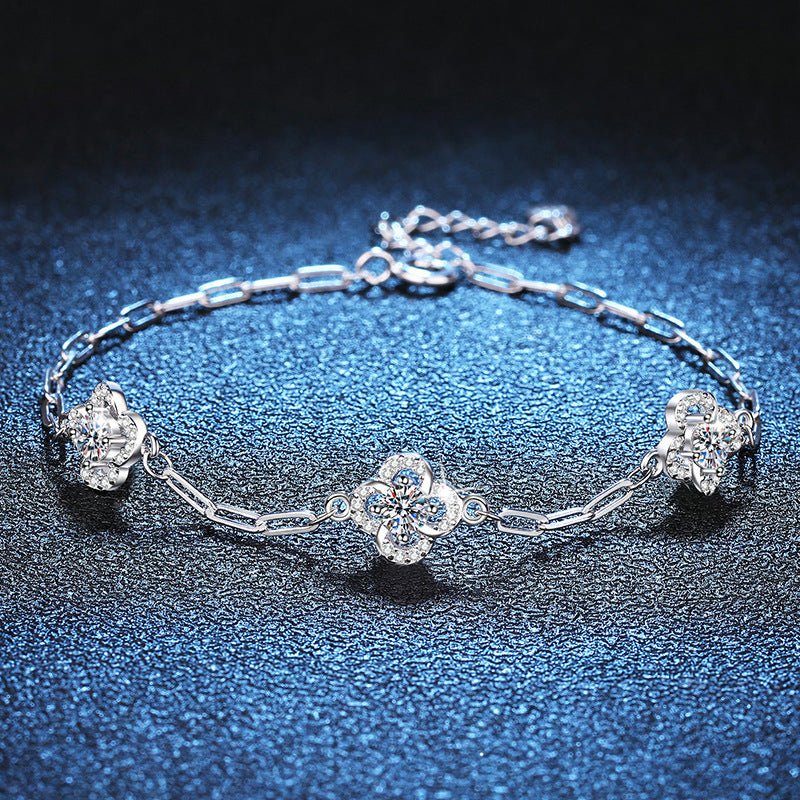Pangama Triple Bloom Moissanite Bracelet