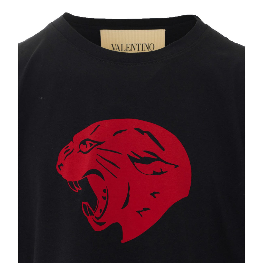Valentino Garavani Men Panther Print T-Shirt