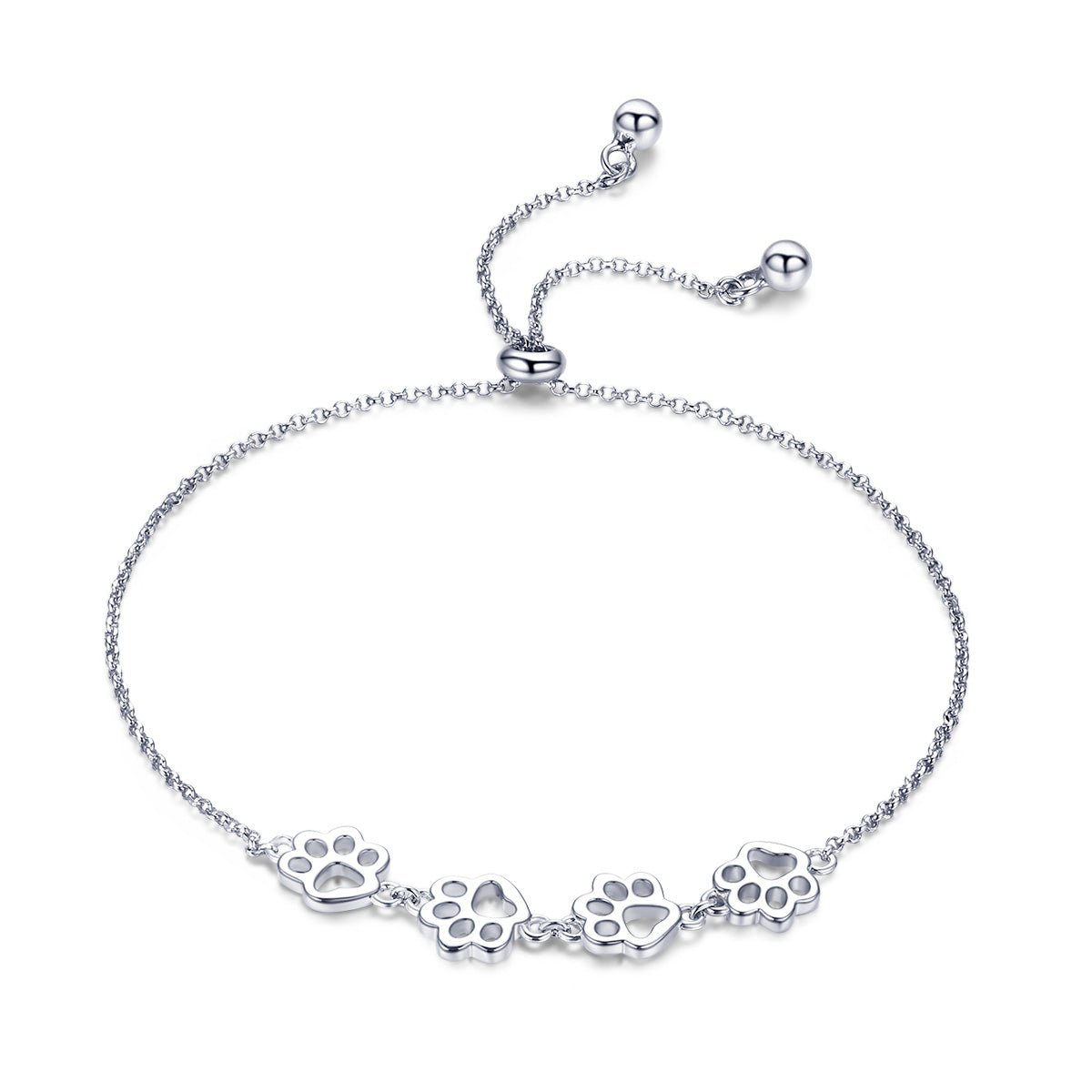 Paw Print Adjustable Bracelet