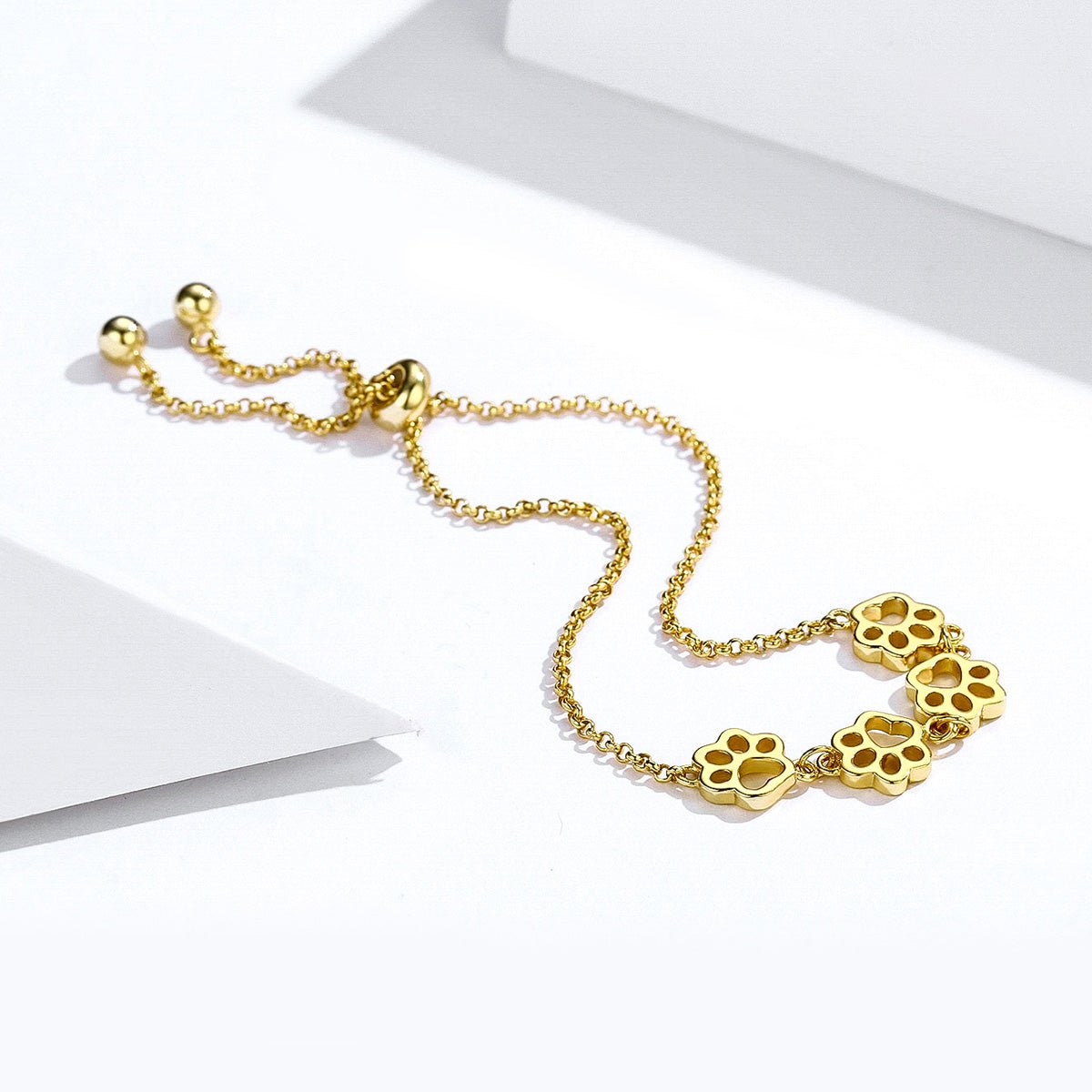 Paw Print Adjustable Bracelet